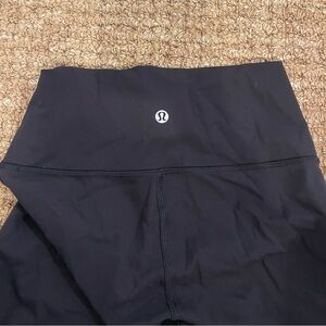 Black lululemon leggings 7/8